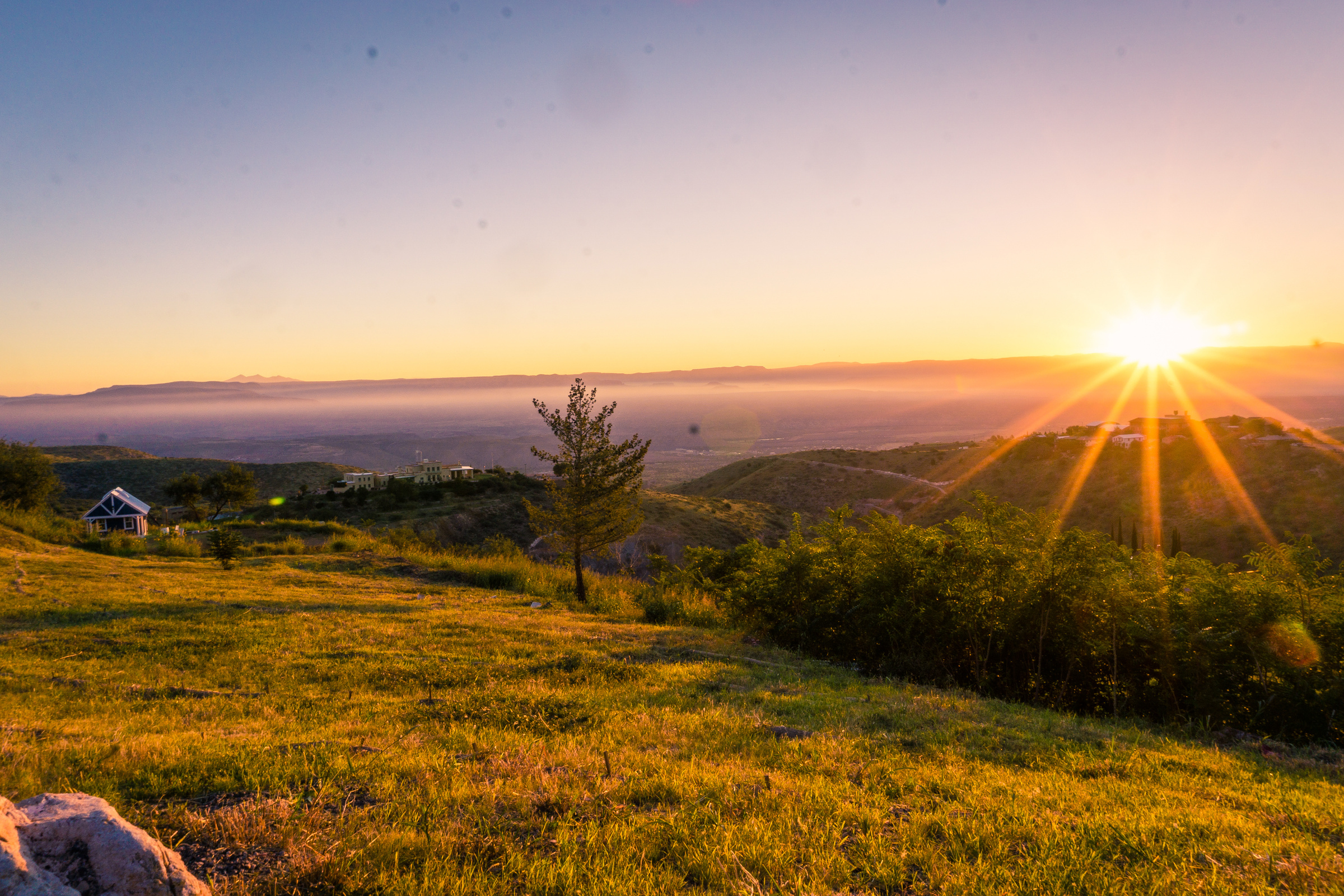 Sunrise in Jerome Arizona